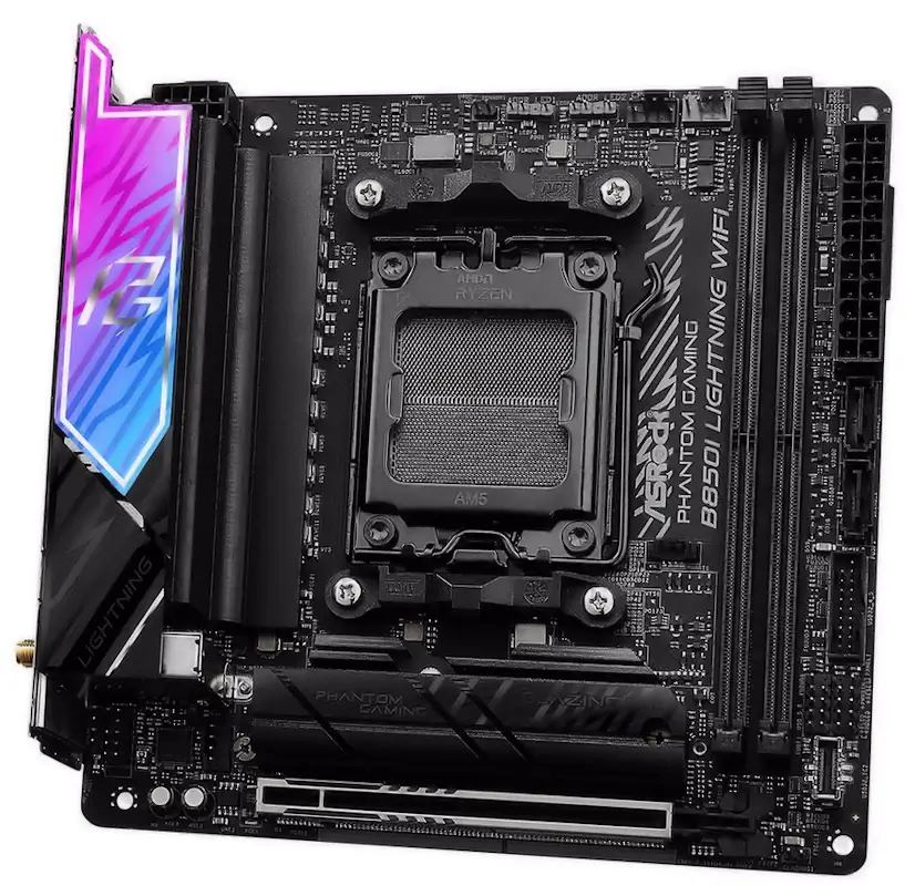 Informático El Casar - Montaje Placa Base ASRock B850I Lightning WiFi Gaming PC El Casar Guadalajara